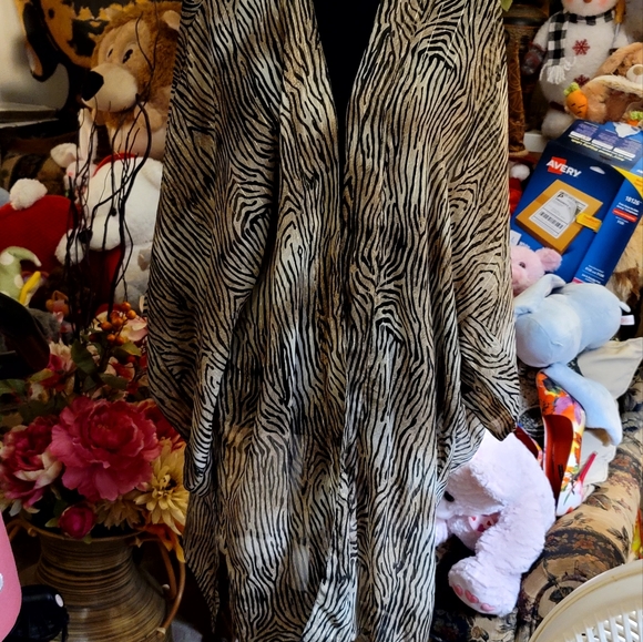 Sonoma Tops Sonoma Goods For Life Animal Print Kimono Wcuffed Bell